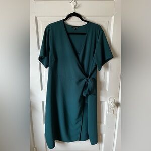 Universal Standard Teal Midi Dress